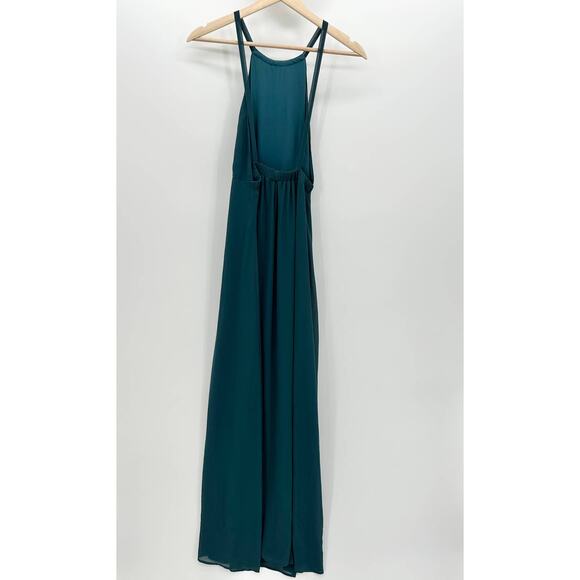 Show Me Your Mumu Amanda Deep Jade Blue Maxi Dress Women's Size‎ Medium M - Picture 3 of 11